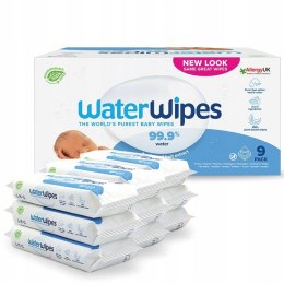 Waterwipes Bio Chusteczki Nasączane Czystą Wodą 9x60szt