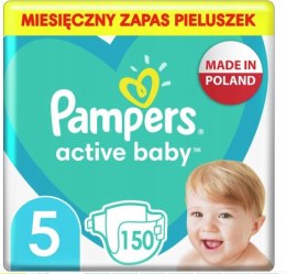 PAMPERS Pieluszki Active Baby 5 Junior 150 szt