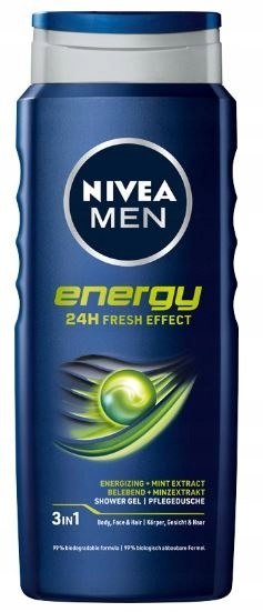 NIVEA MEN Żel płyn pod prysznic męski Energy 500ml