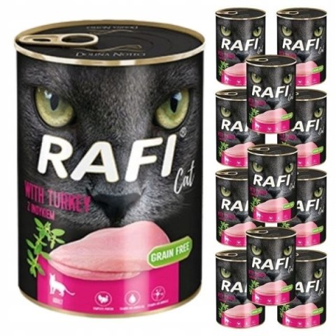 Rafi Cat karma bezzbożowa z indykiem 400 g