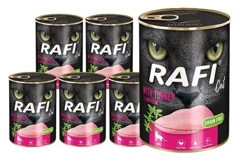 Rafi Cat karma bezzbożowa z indykiem 400 g