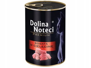 DOLINA NOTECI Premium bogata w cielęcinę - mokra karma dla kota - 400g