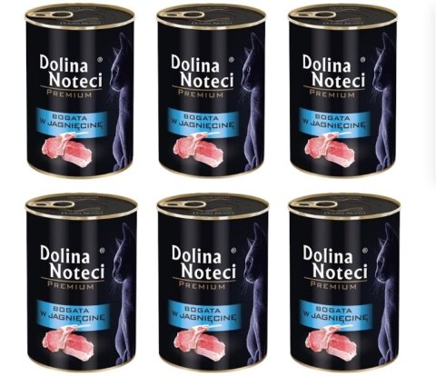 DOLINA NOTECI Premium bogata w jagnięcinę - mokra karma dla kota - 400g