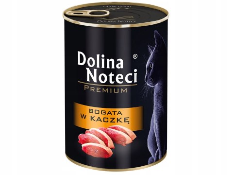 DOLINA NOTECI Premium bogata w kaczkę - mokra karma dla kota - 400g