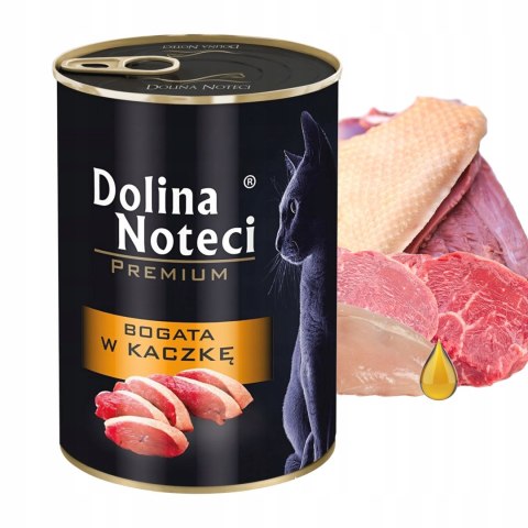 DOLINA NOTECI Premium bogata w kaczkę - mokra karma dla kota - 400g