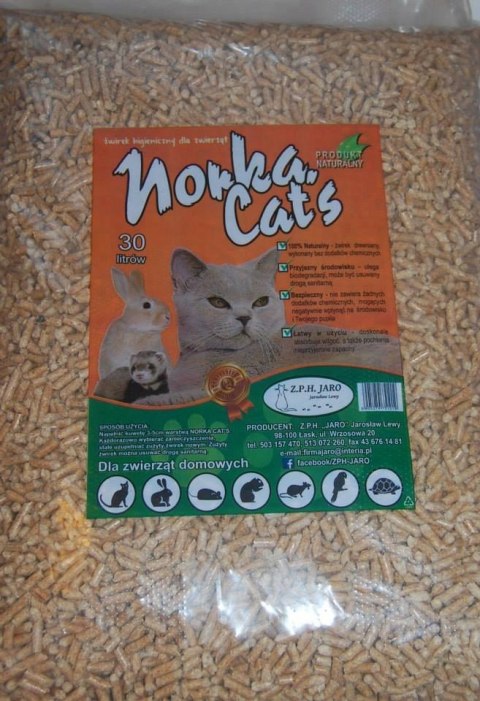 Norka Cats żwirek drewniany 8,5l