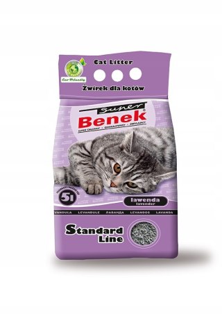 Żwirek Benek Lawenda Standard 5 l