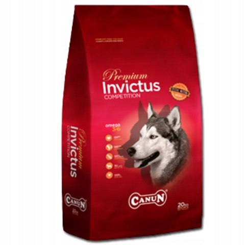 Canun Invictus 20kg karma premium dla psa z jagnięciną (mięso 30%), ryżem (