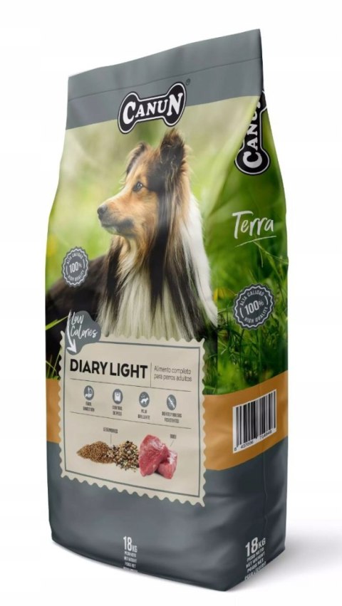 Canun Terra Diary Light (BASIQUE) 18 kg karma dla psich seniorów