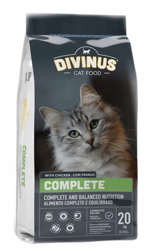 Divinus Cat Complete dla kotów dorosłych 20kg