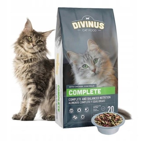 Divinus Cat Complete dla kotów dorosłych 20kg