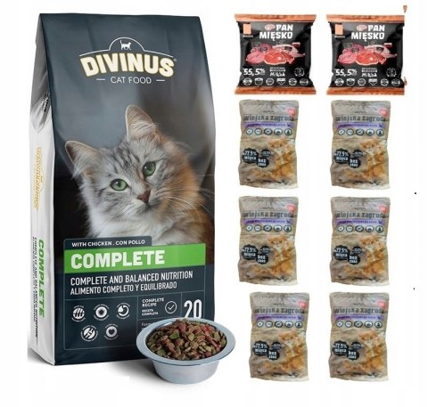 Divinus Cat Complete dla kotów dorosłych 20kg