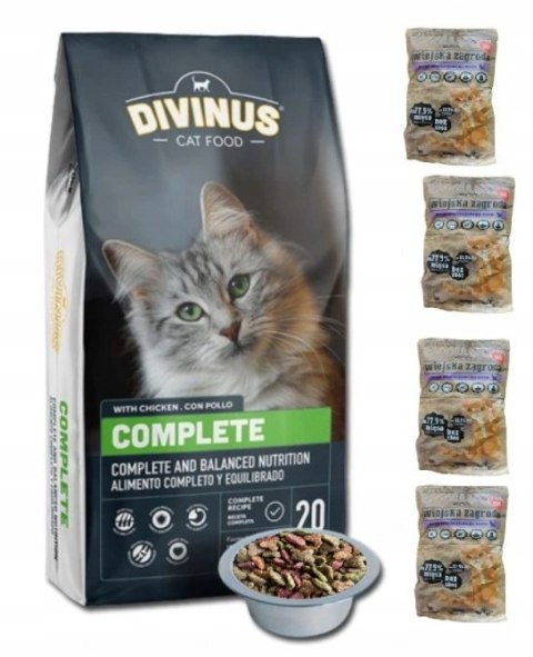 Divinus Cat Complete dla kotów dorosłych 20kg