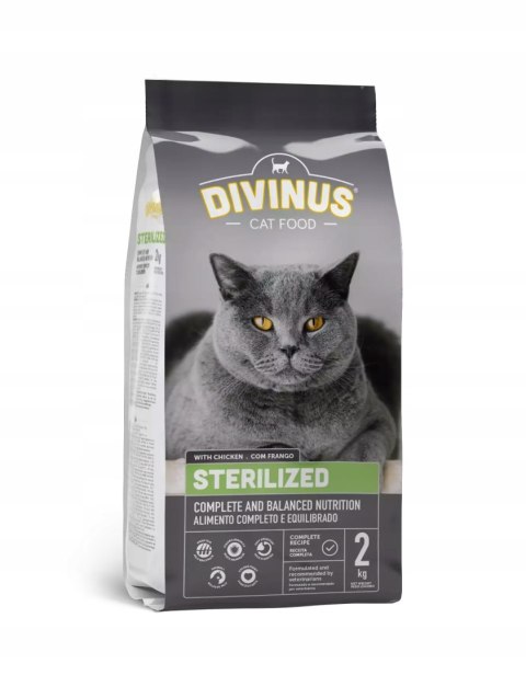 Divinus Cat Sterilized dla kotów sterylizowanych 10kg