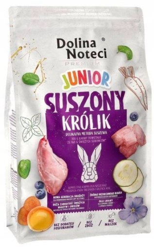 Dolina Noteci Premium Junior karma suszona królik 4 kg