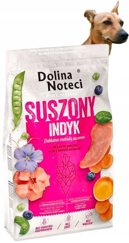 Dolina Noteci Premium karma suszona z indykiem 9 kg