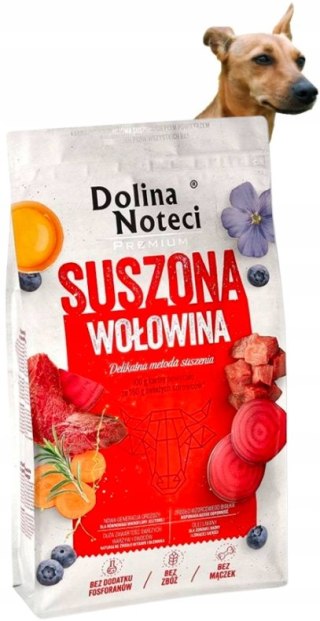 Dolina Noteci Premium karma suszona z wołowiną 9 kg