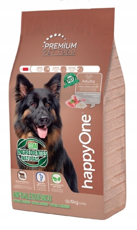 HappyOne Adult Dog - Hypoallergenic z jagnięciną 15kg