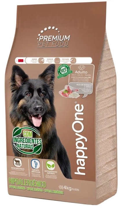 HappyOne Adult Dog - Hypoallergenic z jagnięciną 4kg