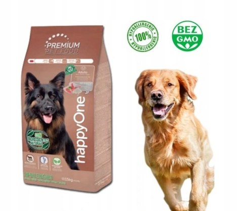 HappyOne Adult Dog - Hypoallergenic z jagnięciną 4kg