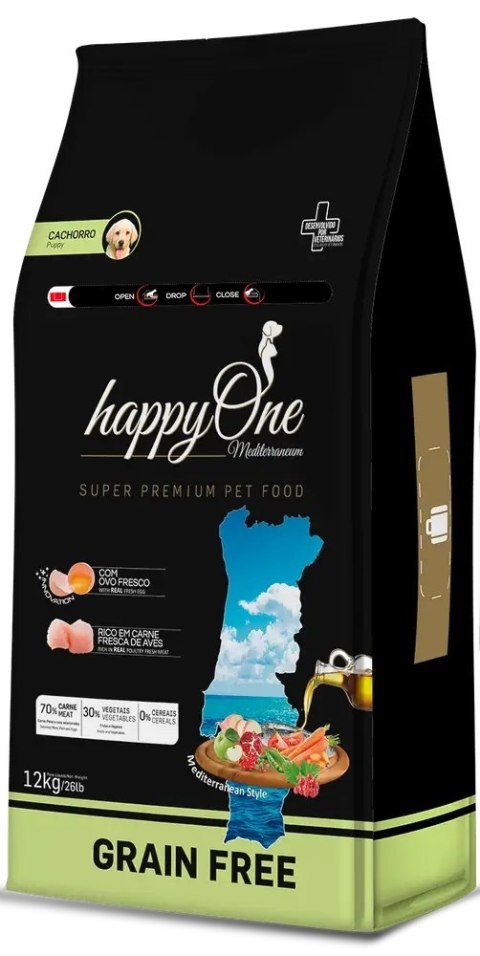 HappyOne Grain-Free Mediterraneum Puppy 12Kg