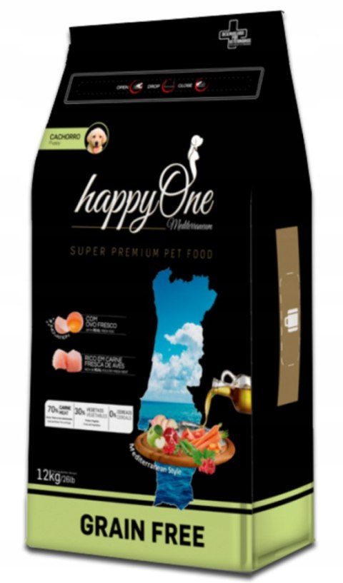 HappyOne Grain-Free Mediterraneum Puppy 12Kg