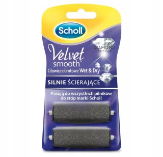 Scholl Velvet Smooth Wet&Dry Głowice obrotowe