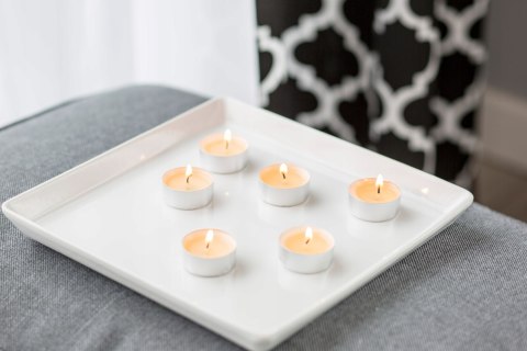 BISPOL AURA Podgrzewacze świeczki tealight DEKO, 4h 100 sztuk