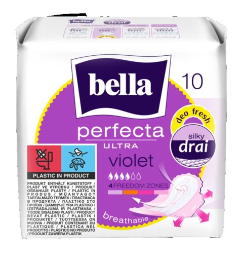 BELLA PERFECTA ULTRA VIOLET podpaski 10 szt.