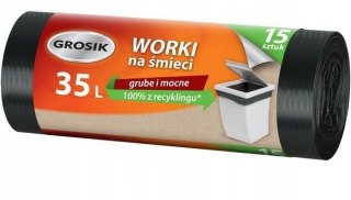 GROSIK WORKI NA ŚMIECI SUPERGRUBE MOCNE LD 15 35L