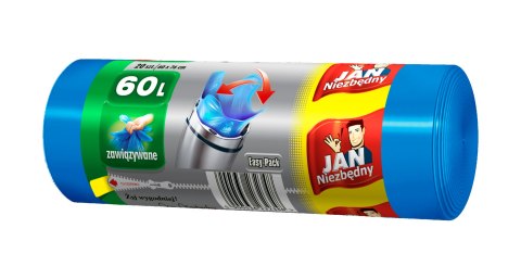 JAN NIEZBĘDNY EasyPack Worki na śmieci 60l 20szt