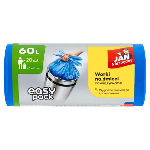 JAN NIEZBĘDNY EasyPack Worki na śmieci 60l 20szt