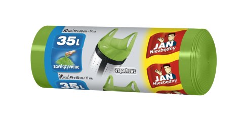 Jan Niezbędny worki easy pack 35l niebieskie 30szt