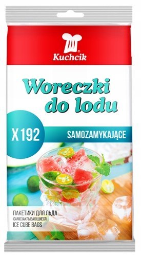 KUCHCIK Woreczki do lodu samozamykające x192 kulki