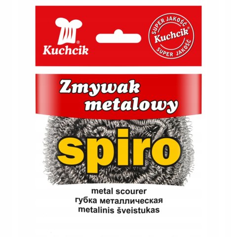 Kuchcik Zmywak Metalowy SPIRALNY 1szt. SPIRO