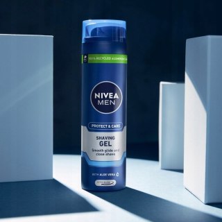 NIVEA MEN PROTECT&CARE Żel do golenia nawilżający dla mężczyzn 200ml