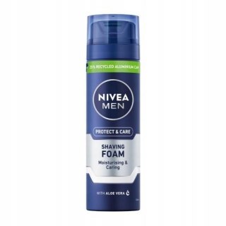 NIVEA MEN Protect & Care Pianka do golenia z aloesem, 200ml