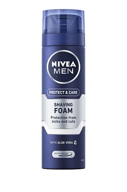 NIVEA MEN Protect & Care Pianka do golenia z aloesem, 200ml