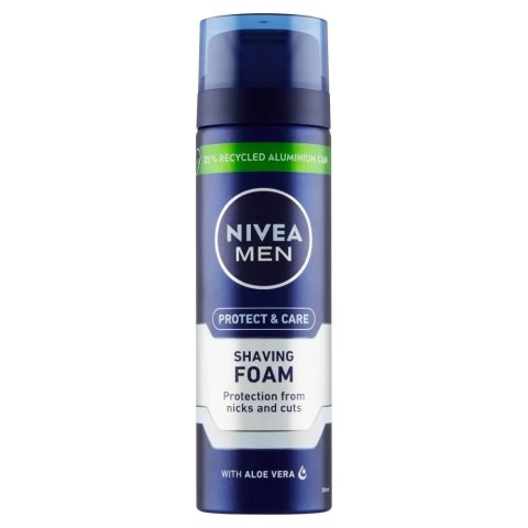 NIVEA MEN Protect & Care Pianka do golenia z aloesem, 200ml