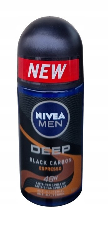 NIVEA MEN ROLL ON ANTYPERSPIRANT DEEP CARBON ESPRESSO kulka dla Pana