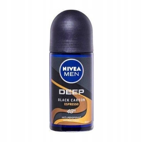 NIVEA MEN ROLL ON ANTYPERSPIRANT DEEP CARBON ESPRESSO kulka dla Pana