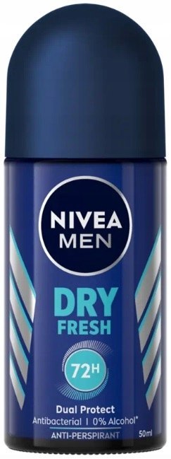 NIVEA Men Antyperspirant Roll-on Dry Impact, świeży, pocenie 50ml