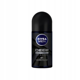 NIVEA Men Deep Dry&Clean Feel Antyperspirant Roll-On, pocenie 50ml