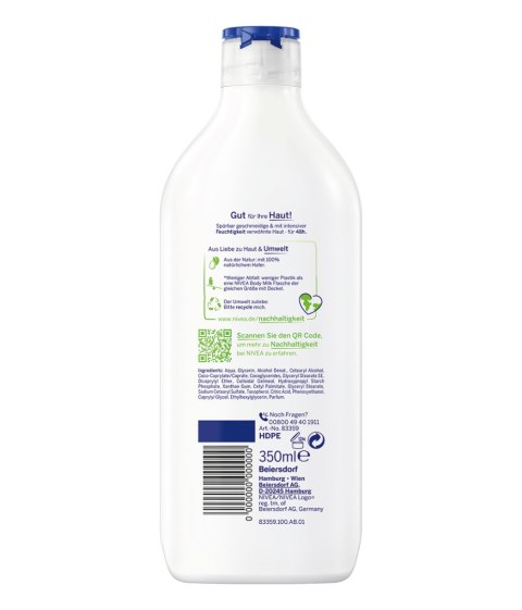 NIVEA NATURAL BALNCE OWIES BALSAM DO CIAŁA 350ML