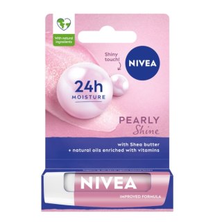 NIVEA POMADKA DO UST PIELĘGNUJĄCA Pearly Shine perłowy blask