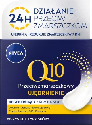 NIVEA Q10 UJĘDRNIENIE Przeciwzmarszczkowy krem na noc, 50 ml