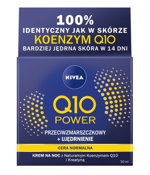 NIVEA Q10 UJĘDRNIENIE Przeciwzmarszczkowy krem na noc, 50 ml