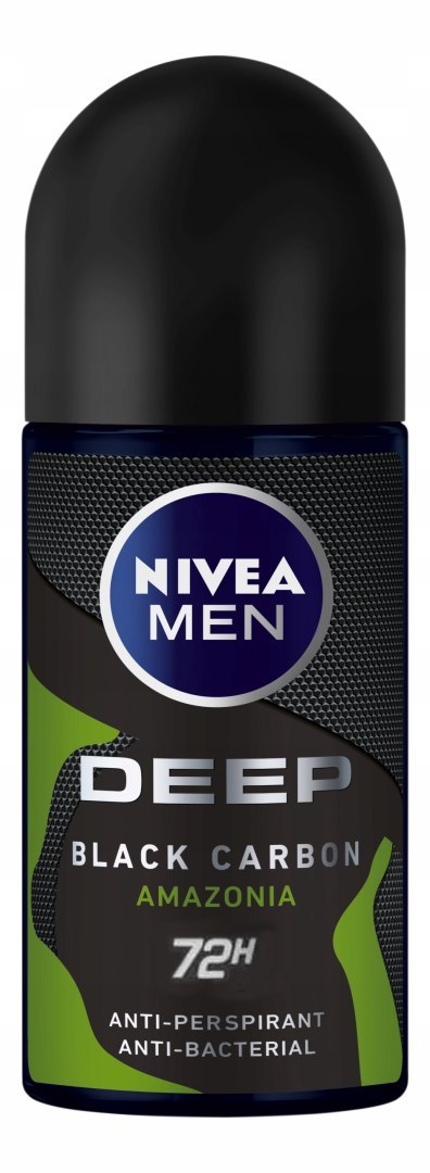 NIVEA ROLL ON MEN DEEP BLACK CARBON AMAZONIA 50ML