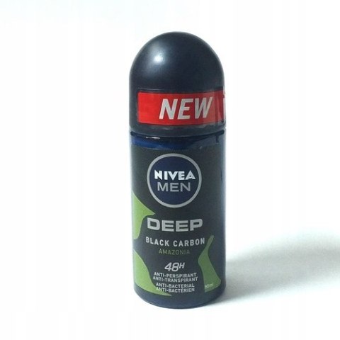 NIVEA ROLL ON MEN DEEP BLACK CARBON AMAZONIA 50ML