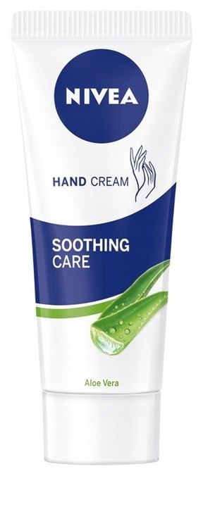 NIVEA SOOTHING CARE Krem do rąk suchych dłoni z aloesem nawilżający 75ml